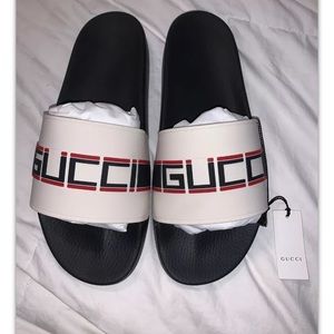 rubber st. nastro GUCCI slides men’s size 13